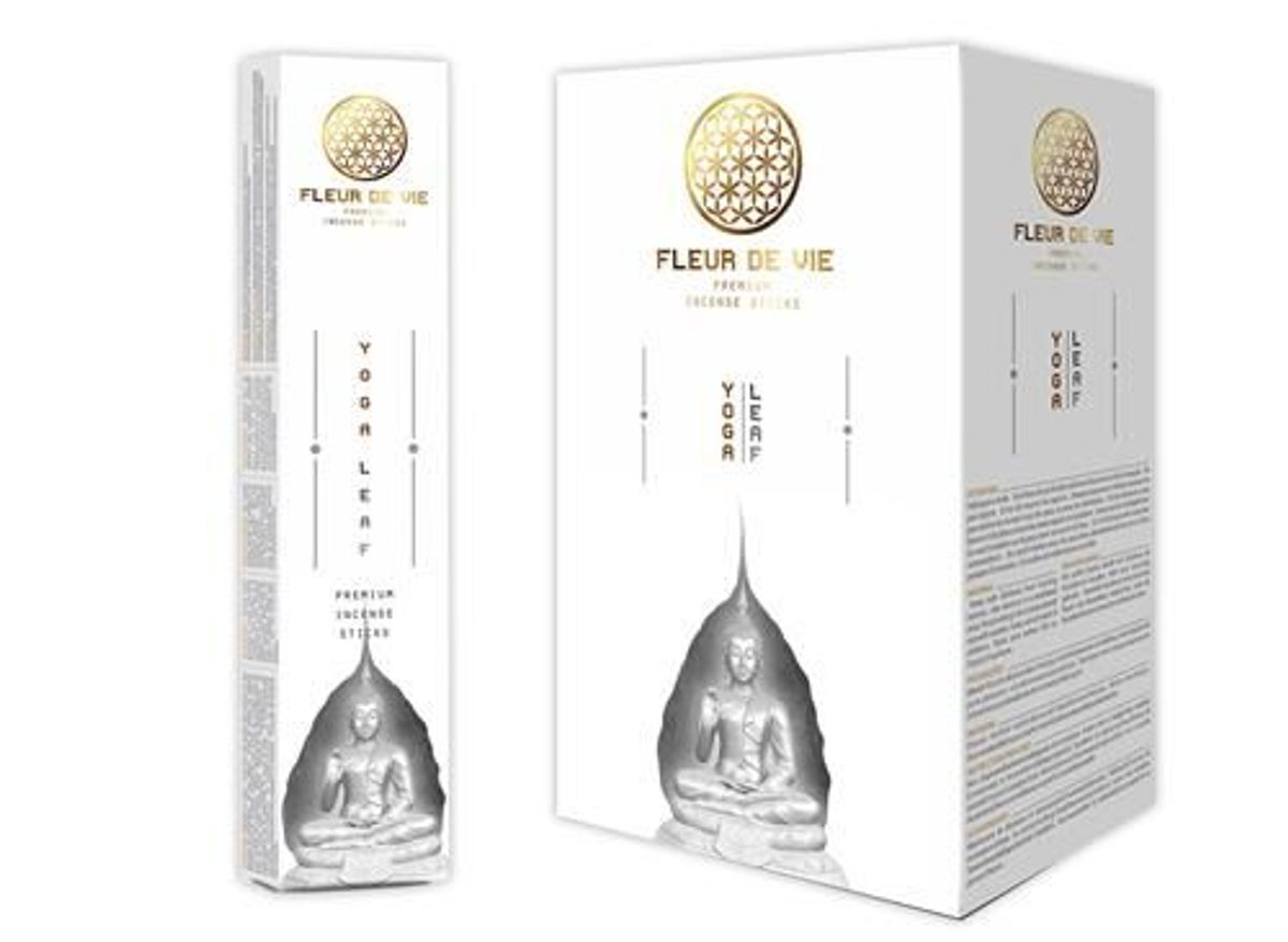 Fleur De Vie Yoga Leaf Røkelse
