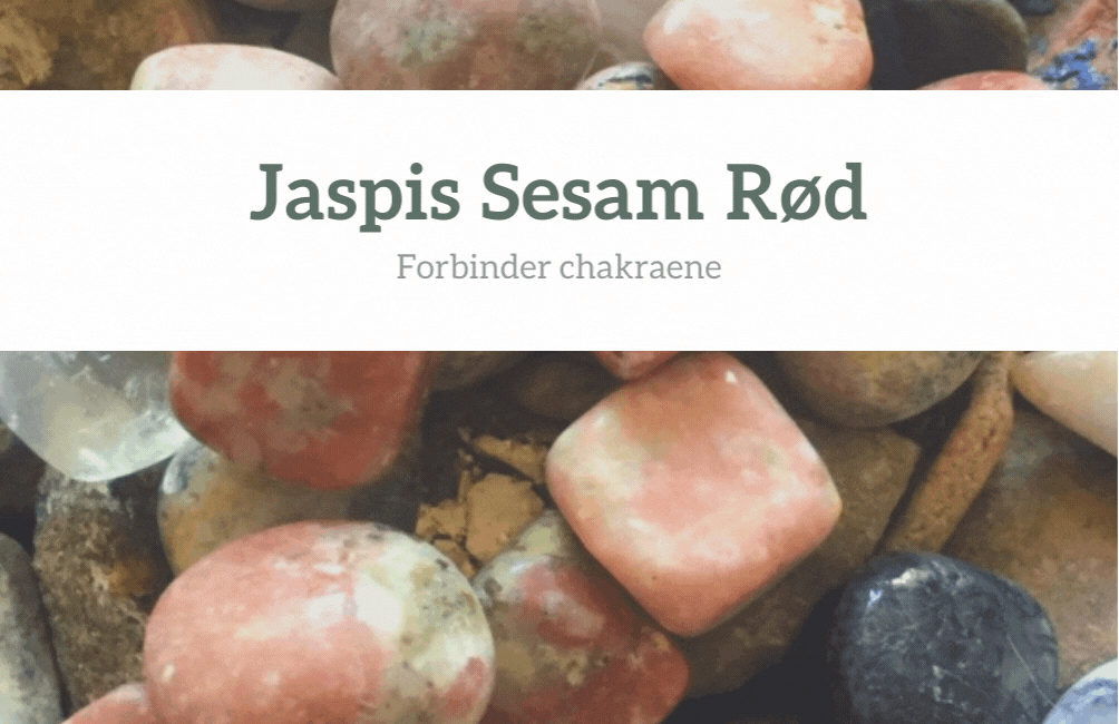 Hovedbilde Jaspis Rød Sesam