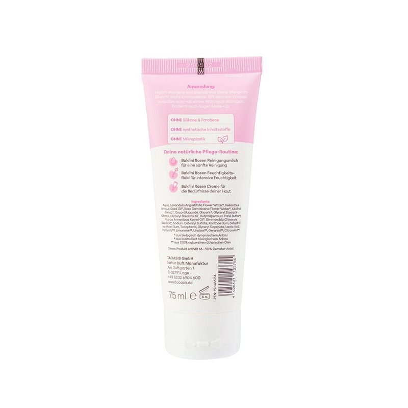 Rose Rensemelk Bio 15ml - Baldini Reinigungsmilch