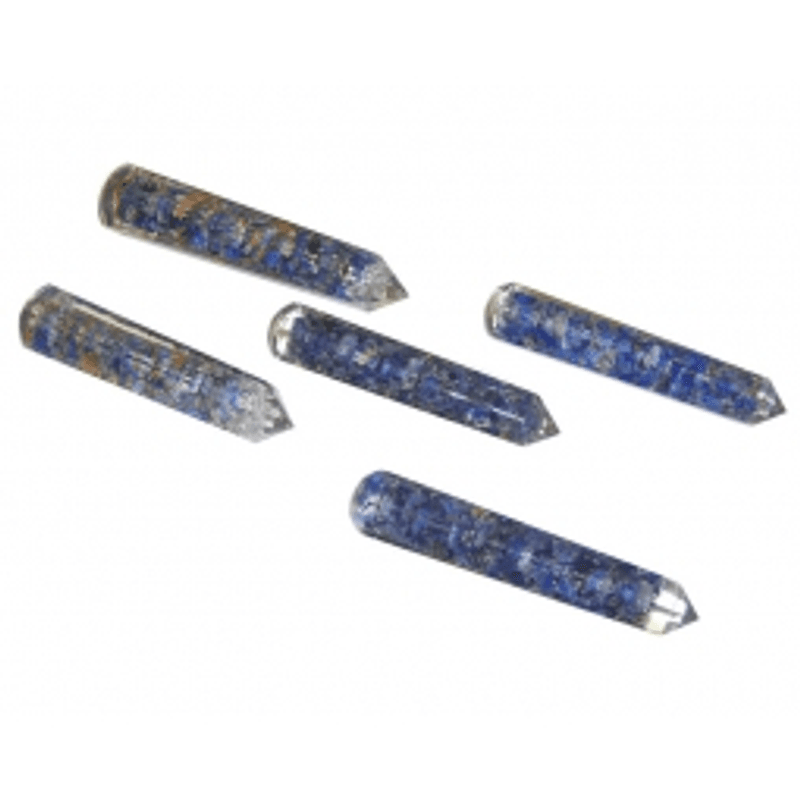 Lapis Lazuli Orgonitt Wand Stav