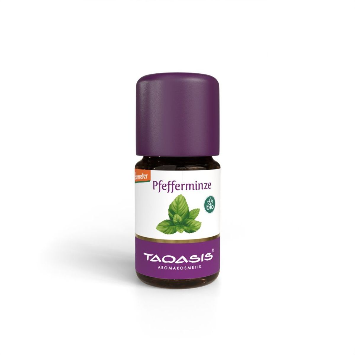 Peppermint Bio Demeter 5ml Essensiell Olje - Taoasis Pfefferminz