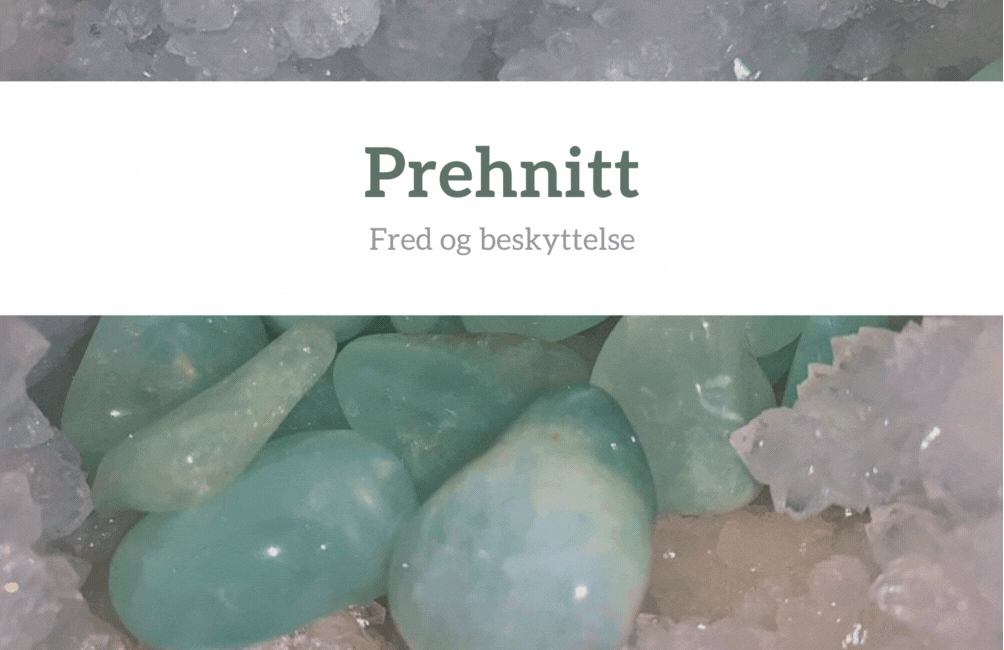 Armbånd Prehnitt 6mm