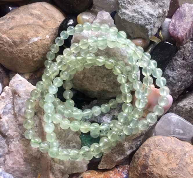 Hovedbilde Armbånd Prehnitt 6mm