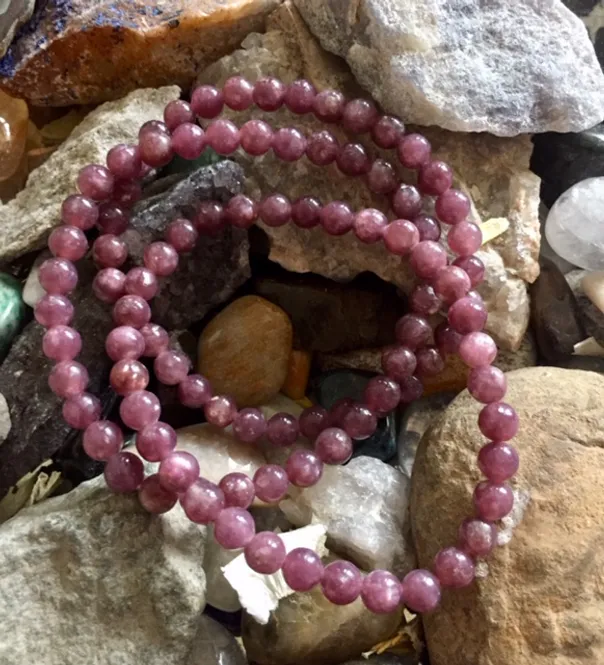 Hovedbilde Armbånd Lepidolitt 8mm