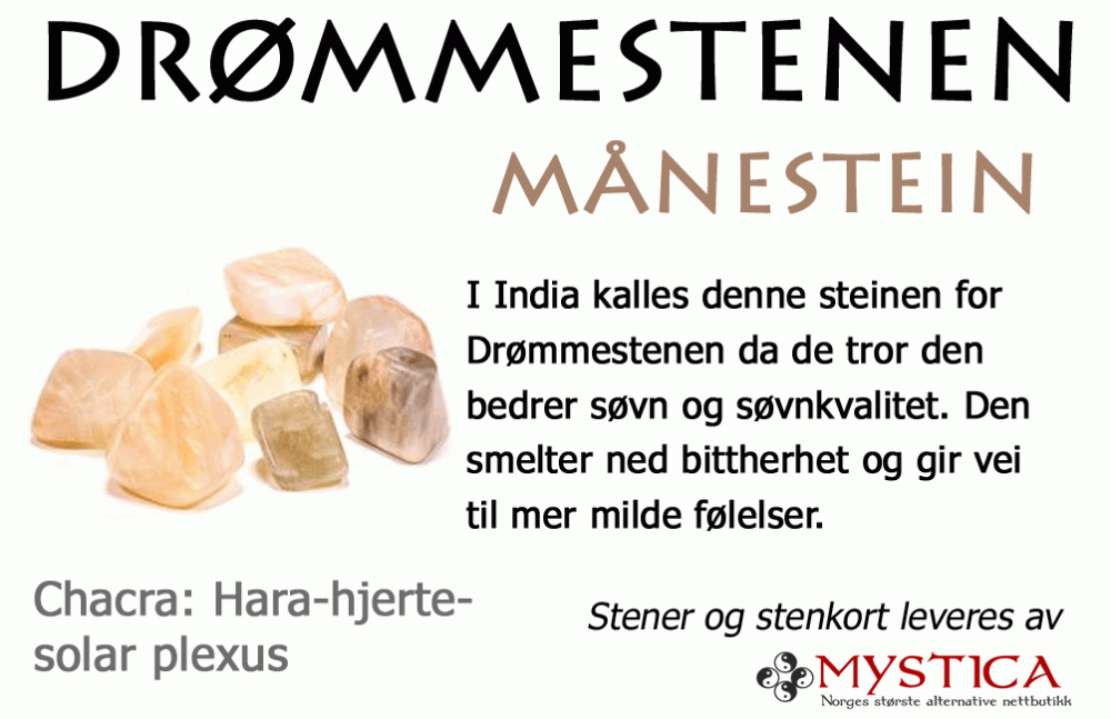 Armbånd Månestein 6mm