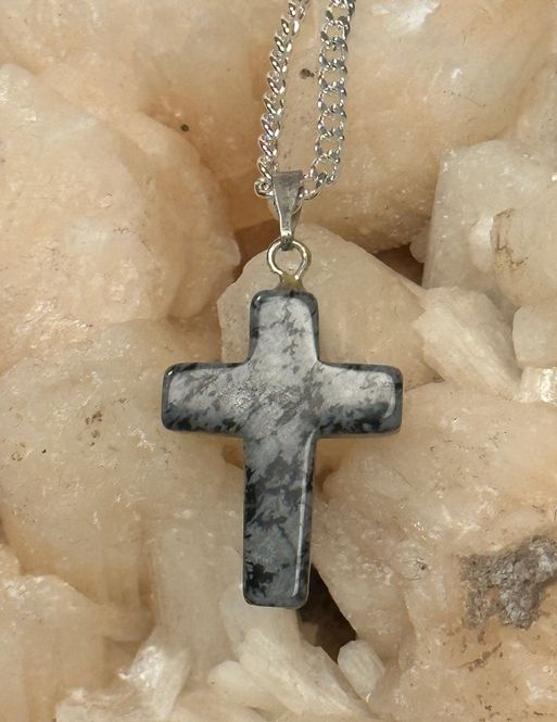 Hovedbilde Kors Anheng Obsidian Snøfnugg
