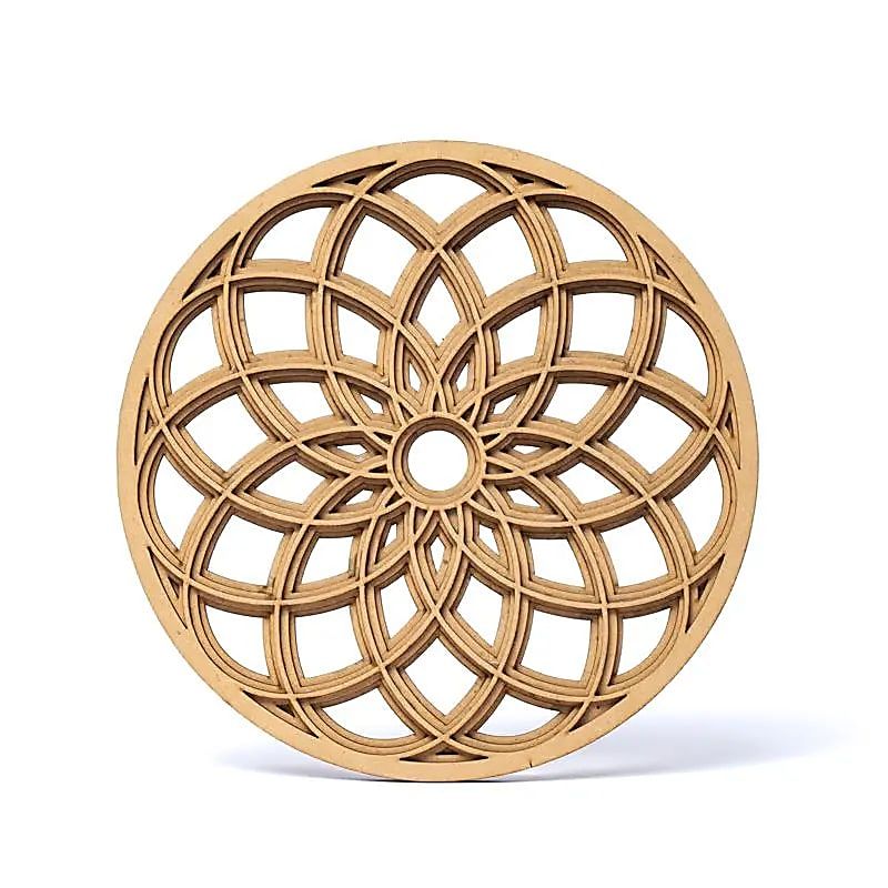Vegg Dekor MDF Lotus