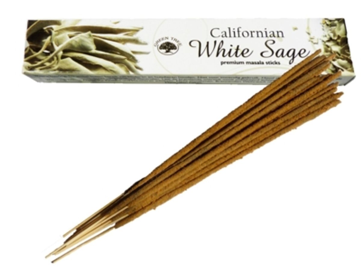 Green Tree Californian White Sage Pinne Røkelse