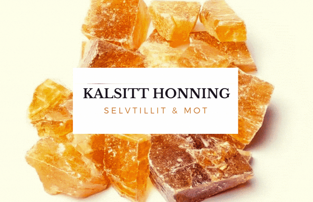Kalsitt Honning Råstein 4-6cm