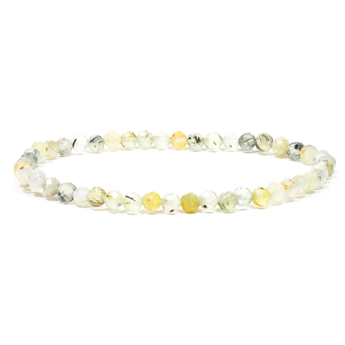 Armbånd Prehnitt 4mm
