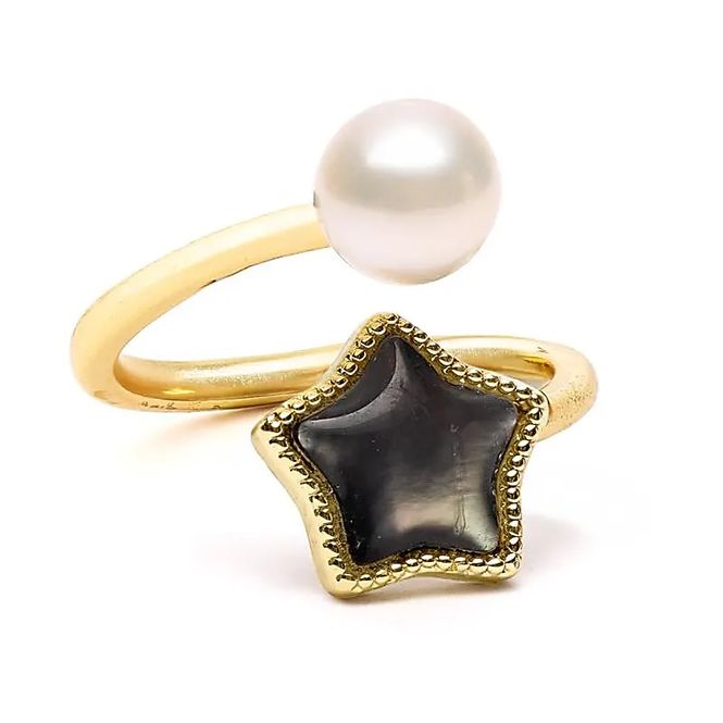 Hovedbilde Ring Justerbar Perle & ...