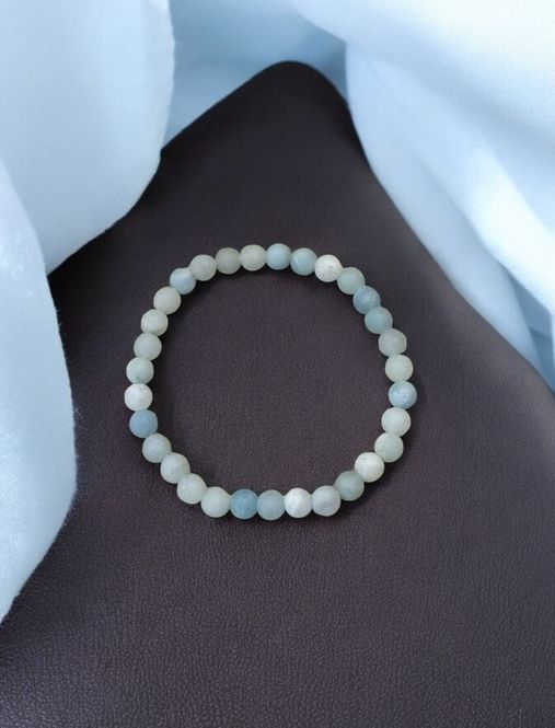 Hovedbilde Amasonitt Matt Armbånd 6mm