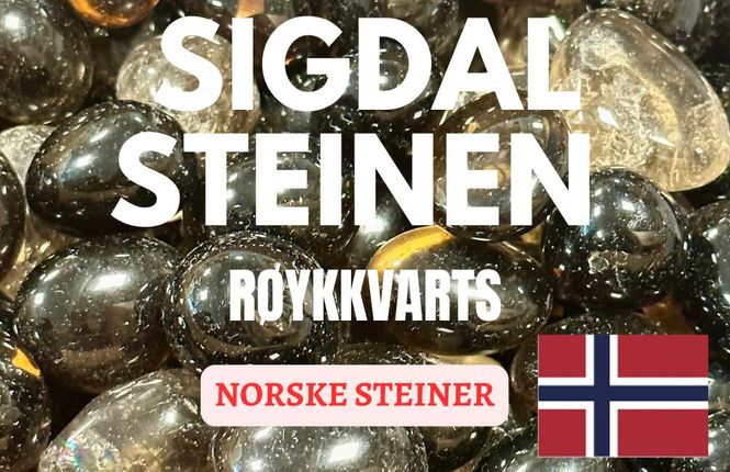 Hovedbilde Sigdal Steinen - Røykkvarts - ...