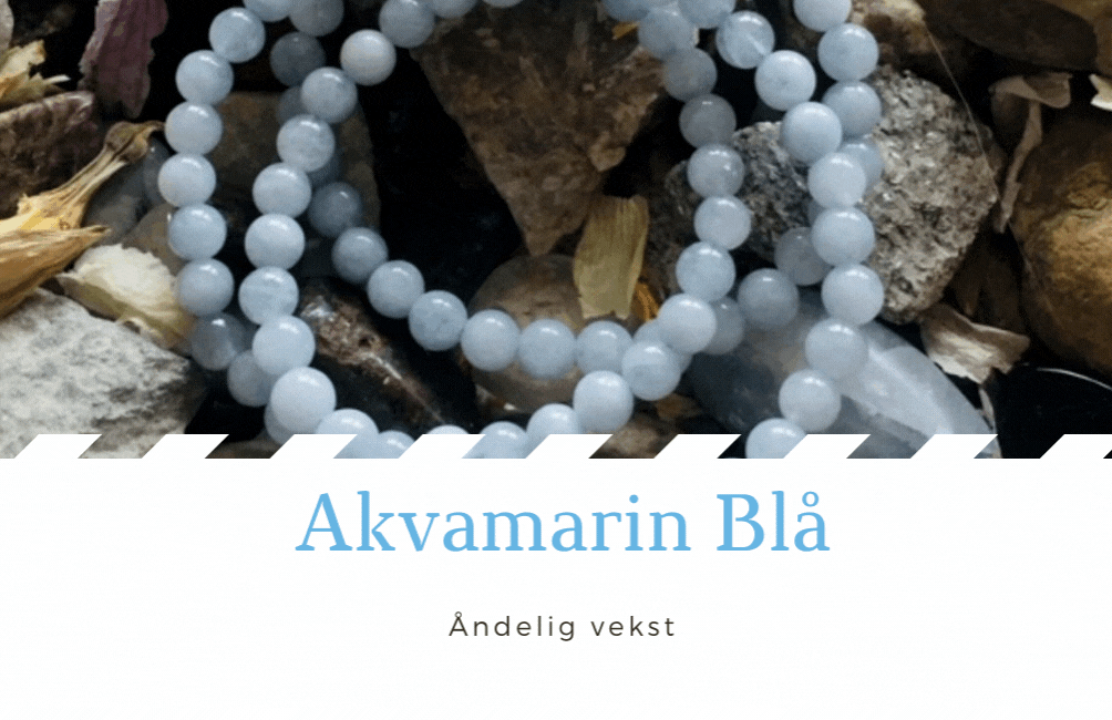 Hovedbilde Armbånd Akvamarin Blå Chips
