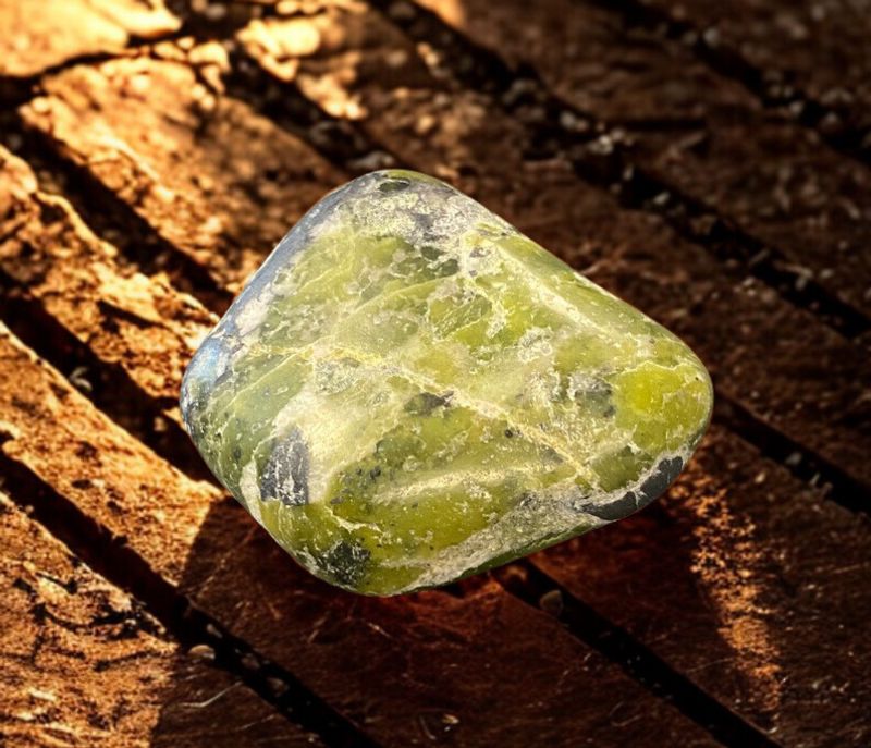 Lizarditt Norsk Jade 70 gram - Kun 1 eksemplar