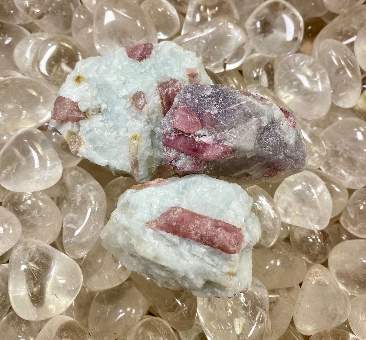Turmalin Rosa Råstein 130-180gram