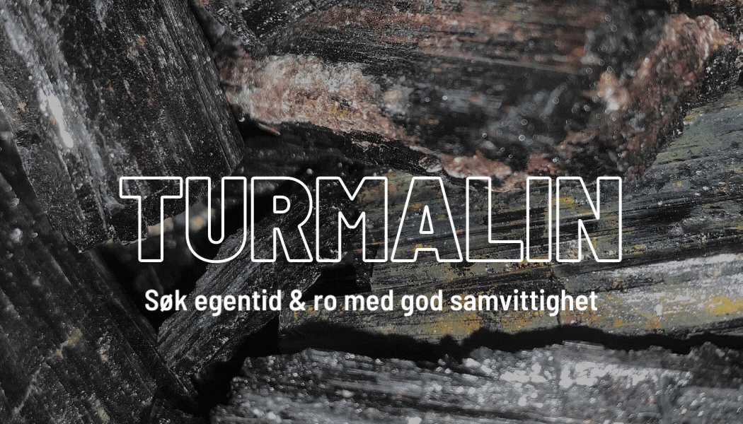Steinkjede Turmalin Sort