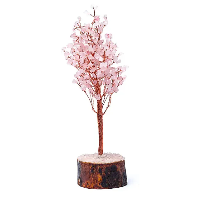 Hovedbilde Rosenkvarts Gemstone Tree ...