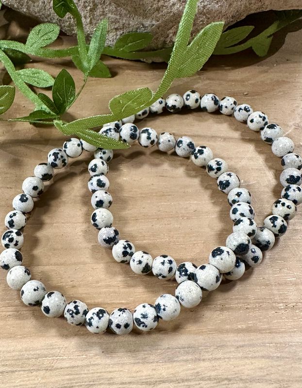 Armbånd Dalmatiner 6mm
