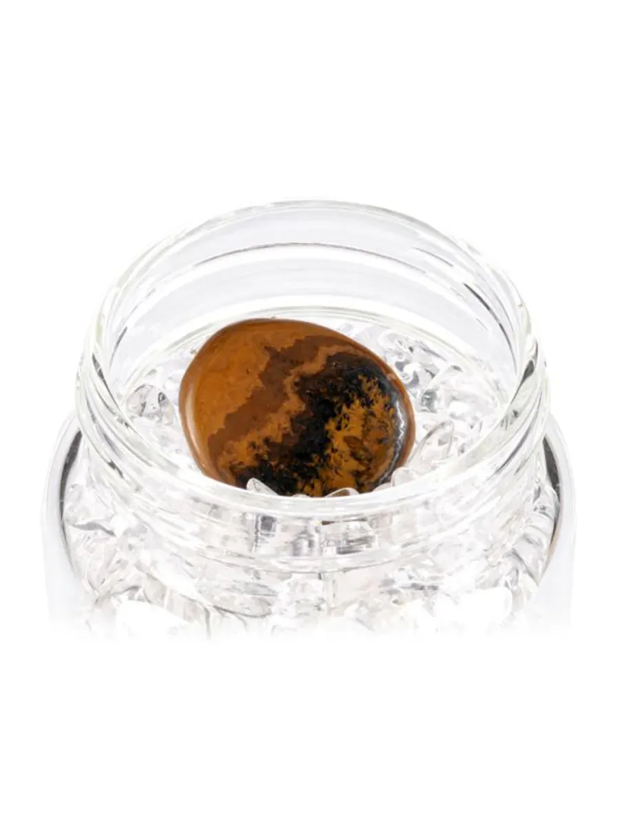 Inu Crystal Zodiac Løven Tigerøye