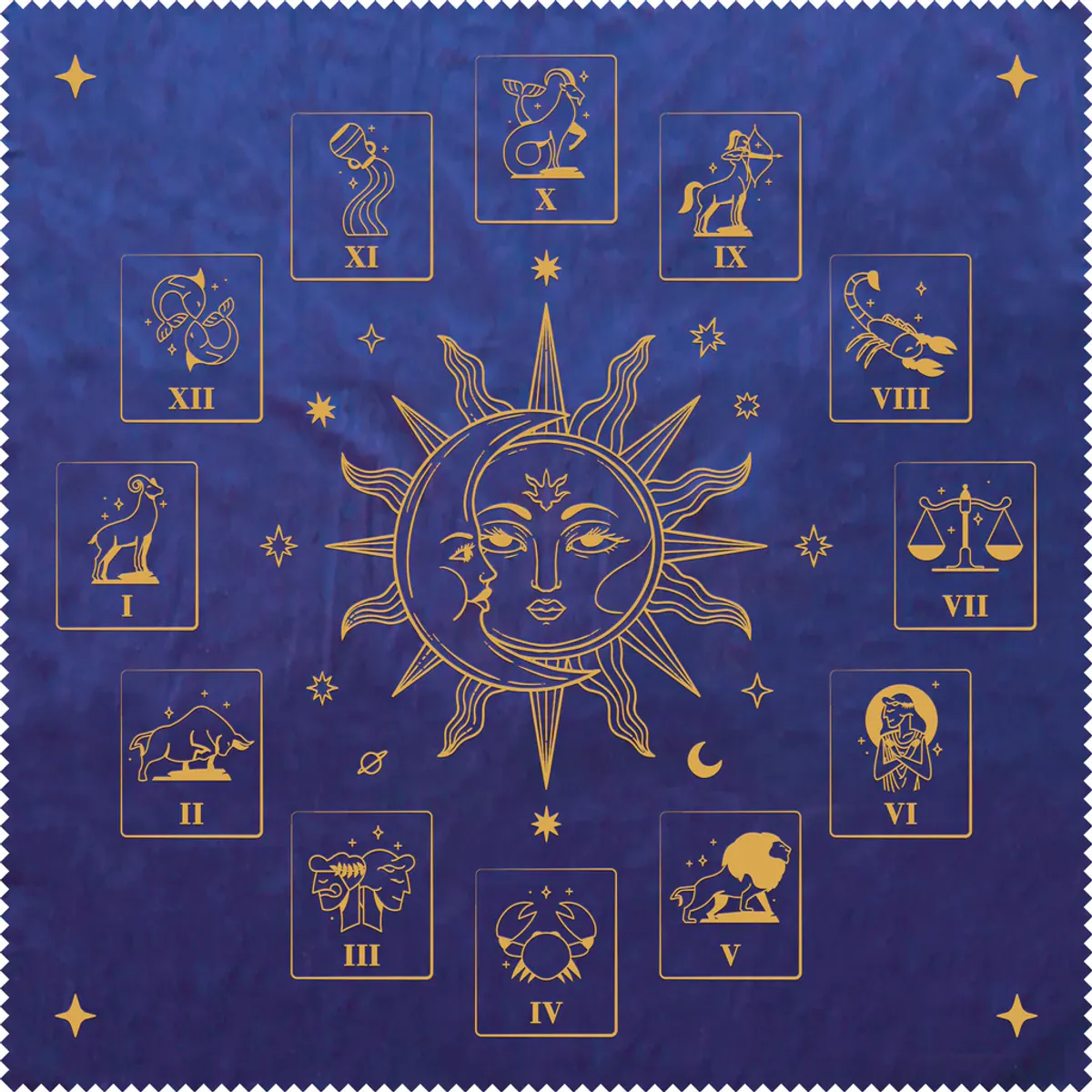 Kortmatte Zodiac 50x50cm