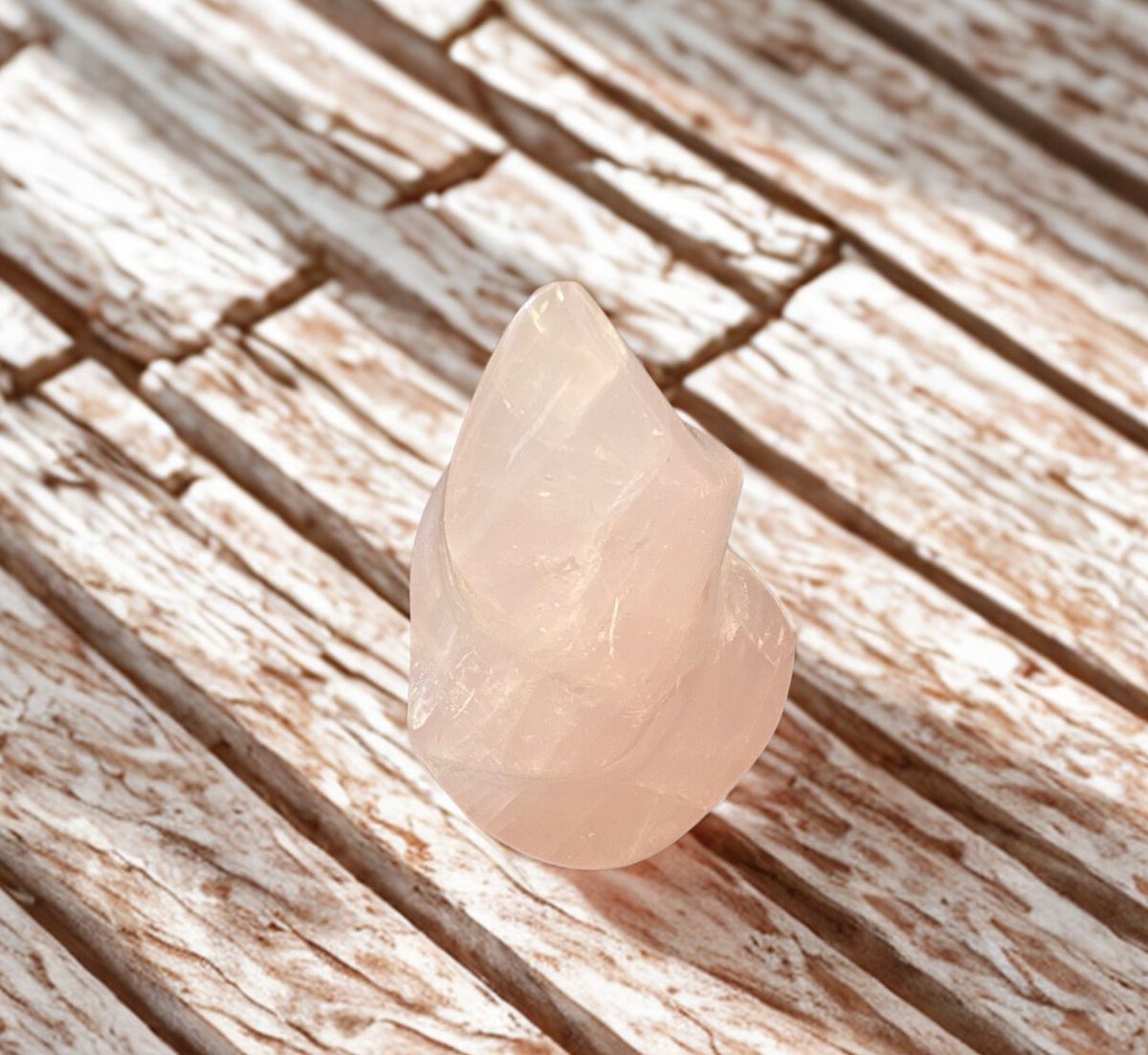 Rosenkvarts Flamme 235gram - Kun 1 eksemplar