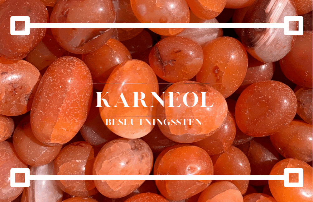 Armbånd Karneol 6mm