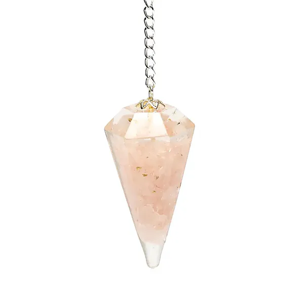 Hovedbilde Orgonitt Rosenkvarts Pendel ...