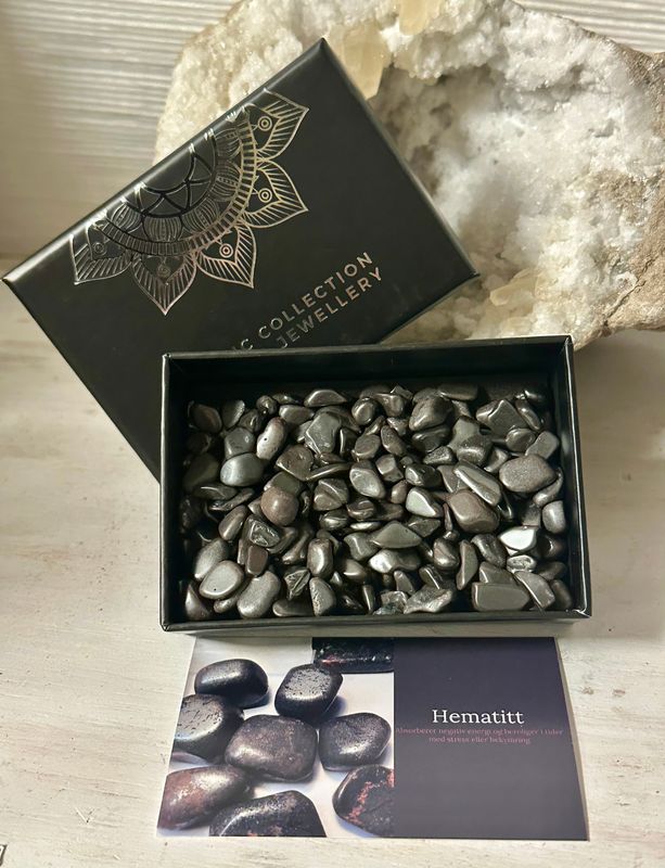 Hematitt Chips 200gram m/Gaveboks