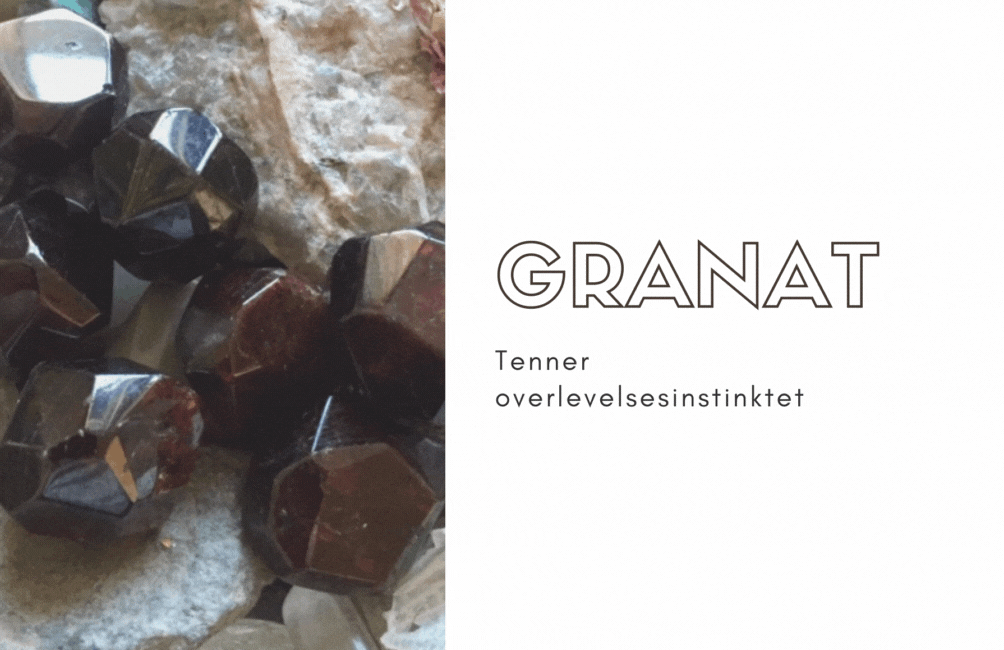 Hovedbilde Granat Flatslipt 3-4cm