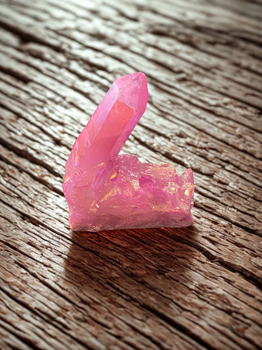 Aurakrystall Gruppe Rosa 70gram - Kun 1 eksemplar