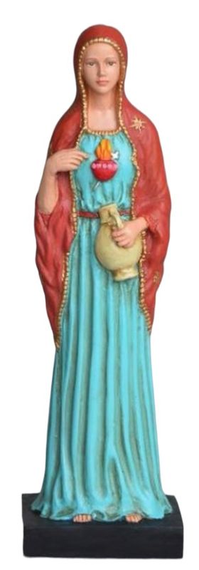 Maria Magdalena Figur Turkis & Rød